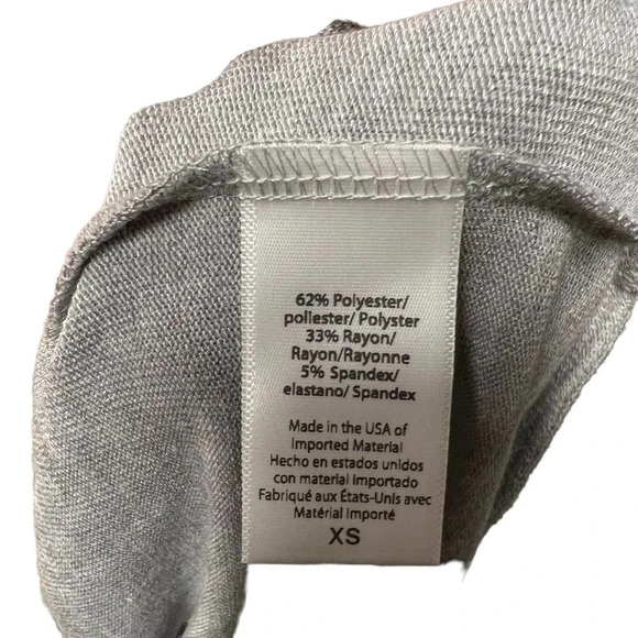 Beyond Yoga Leopard Favorite Hacci Raglan Cropped Pullover Gray Size XS - Picture 8 of 9